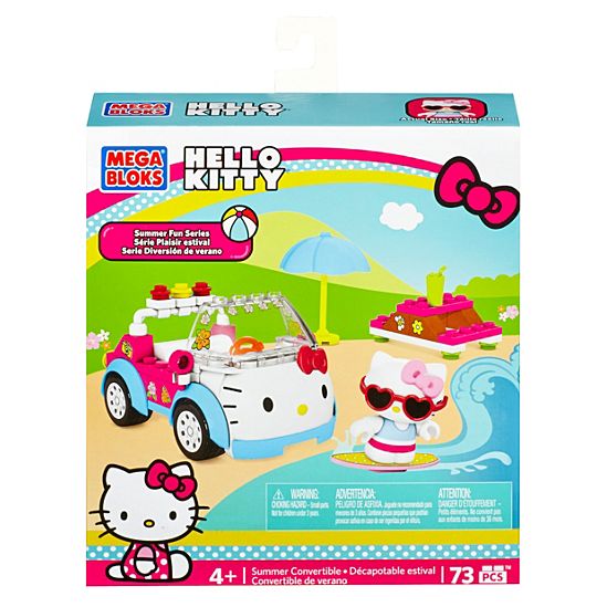  Mega Blocks Hello Kitty Summer Convertible 