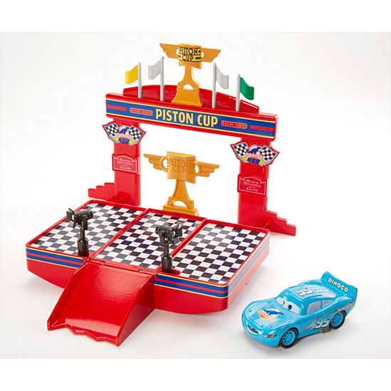  Disney Pixar Cars Wheel Action Drivers Race and Win Playset 