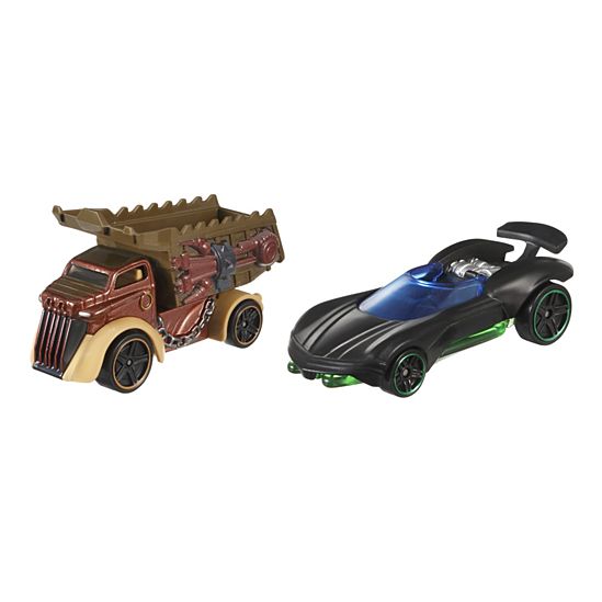  Hot Wheels Star Wars Character Car 2-Pack Luke Skywalker and Rancor 