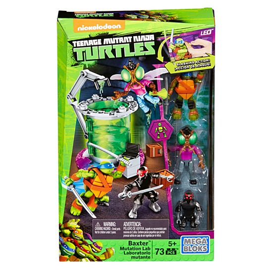  Mega Bloks Teenage Mutant Ninja Turtles Baxter Mutation Lab 