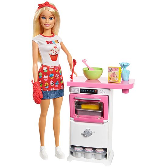  Barbie Bakery Chef Doll and Playset 